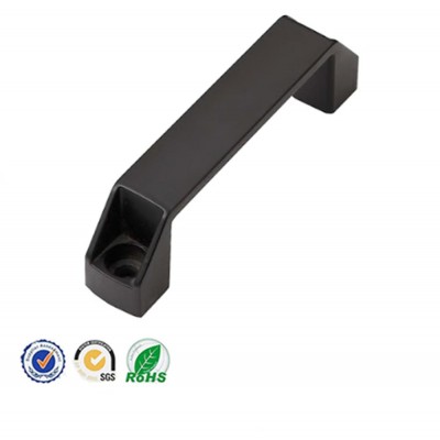 FS3035 Aluminum Alloy Front or Rear Concealed Black Grab Small Handle For Cabinet