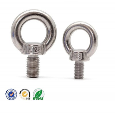 FS645Stainless Steel Lifting Hilti Anchor Swivel Snap Hook Self Tapping M4 with Wing Nut Eye Bolt